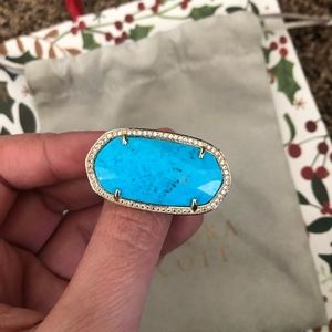 Kendra Scott Debra Luxe Ring-Sz 7